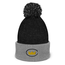 Load image into Gallery viewer, Classic Crown Pom-Pom Beanie
