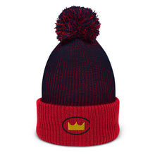 Load image into Gallery viewer, Classic Crown Pom-Pom Beanie
